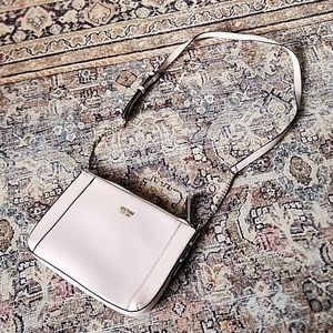 GUESS pale nude pinkish cream crossbody bag!
